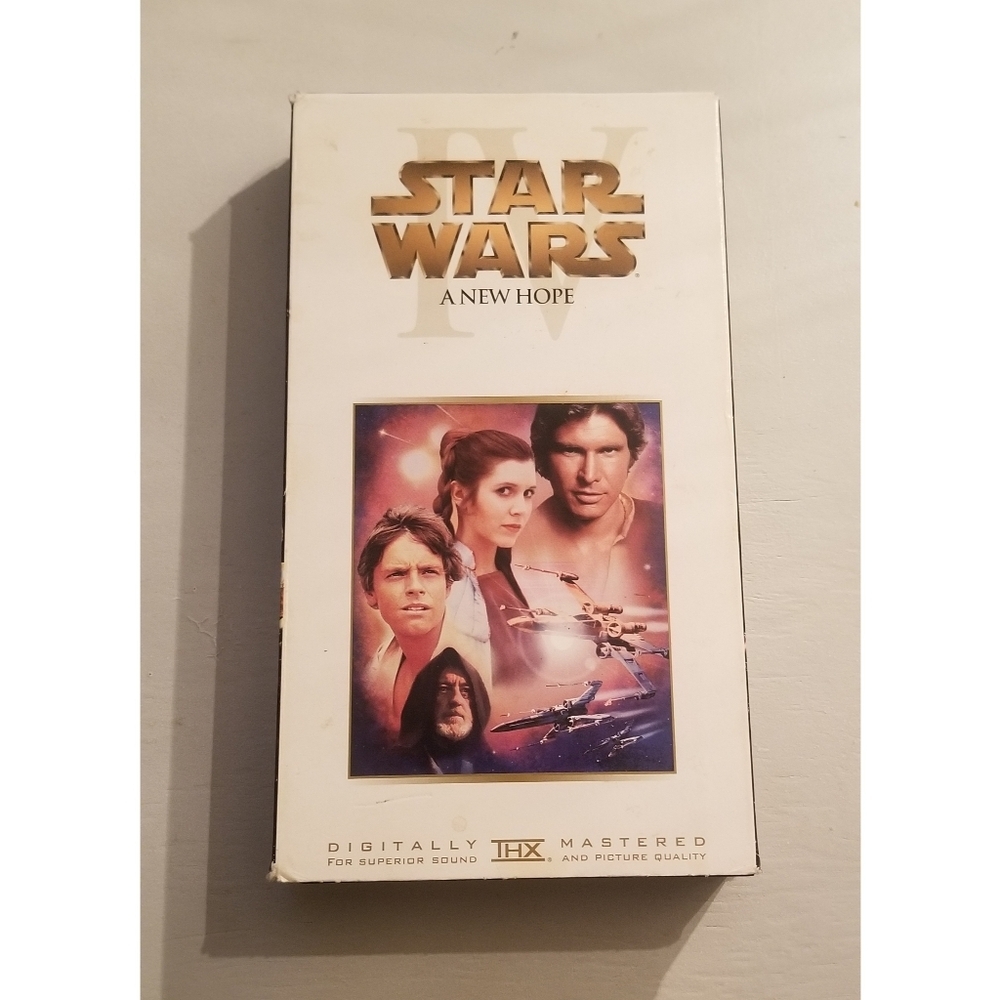 Star Wars A New Hope Digitally Remastered VHS